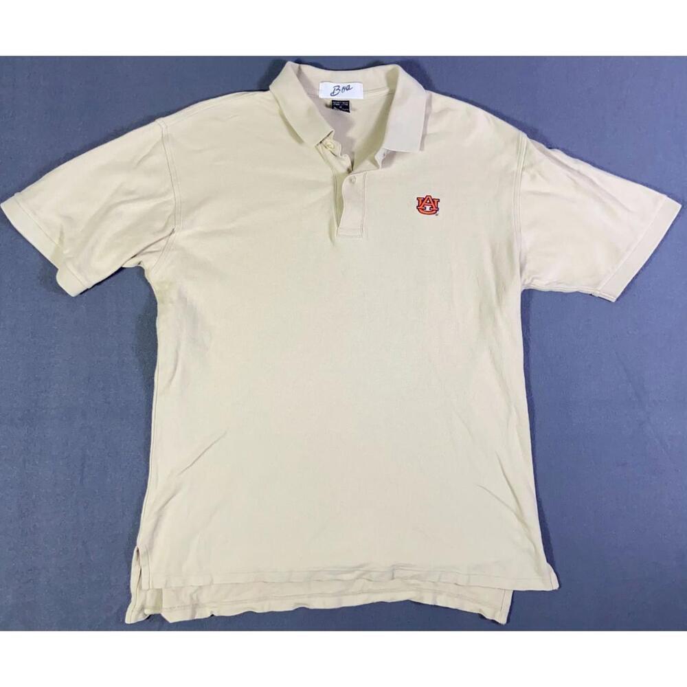 Vintage Auburn Tigers War Eagle Boa By Blue Dolphin Design Polo Shirt Men M (L)